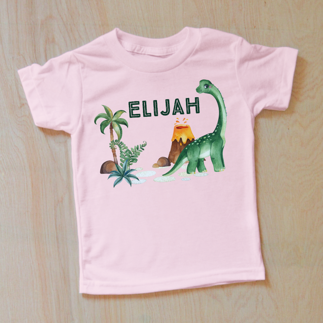 Dinosaur Personalized Kids T-shirt