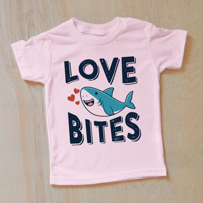 Love Bites Valentine Shark T-Shirt