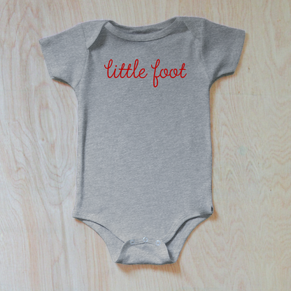 Little Foot Cute Baby Onesie