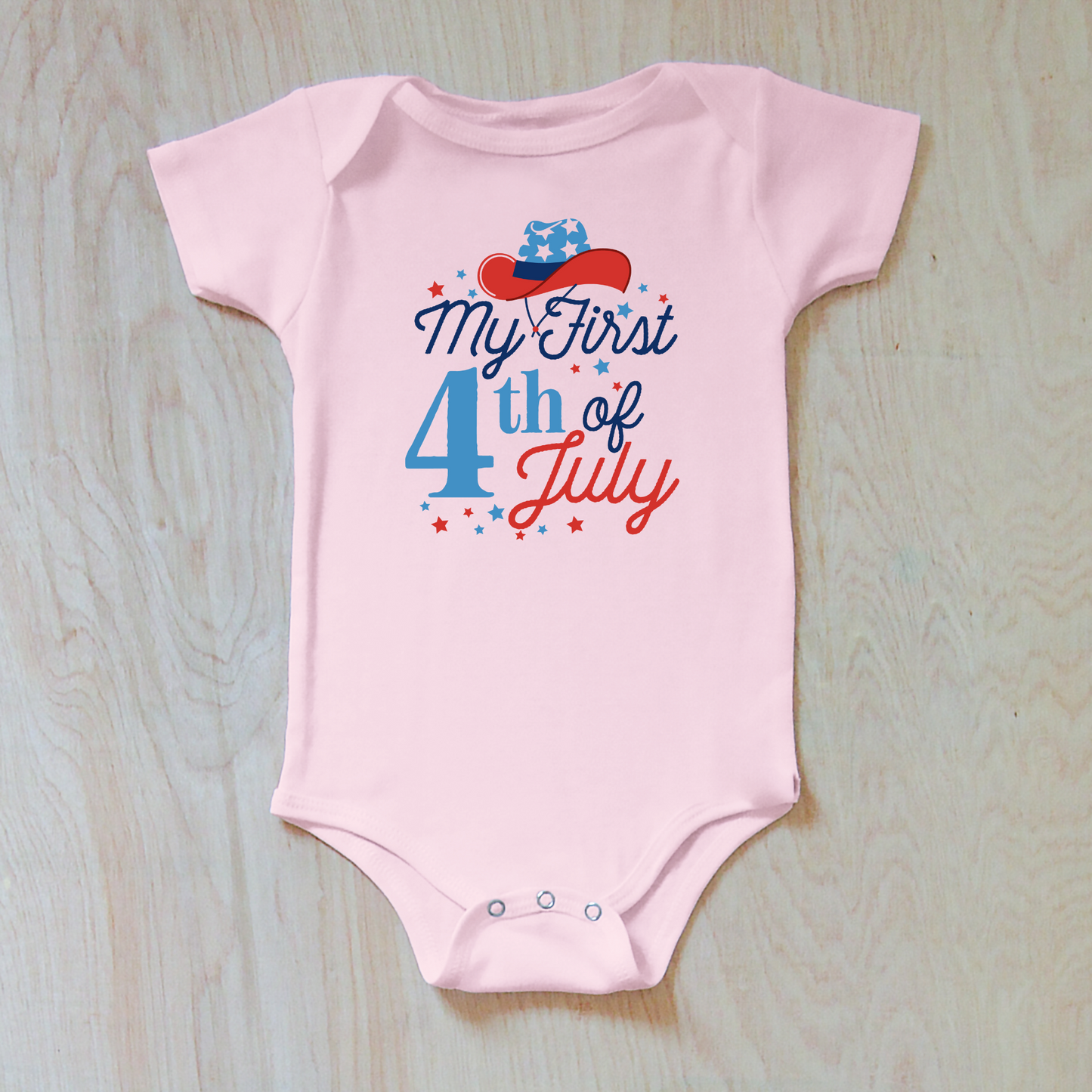 My First 4th of July Baby Onesie