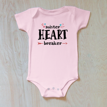 Mister Heart Breaker Valentine's Day Onesie