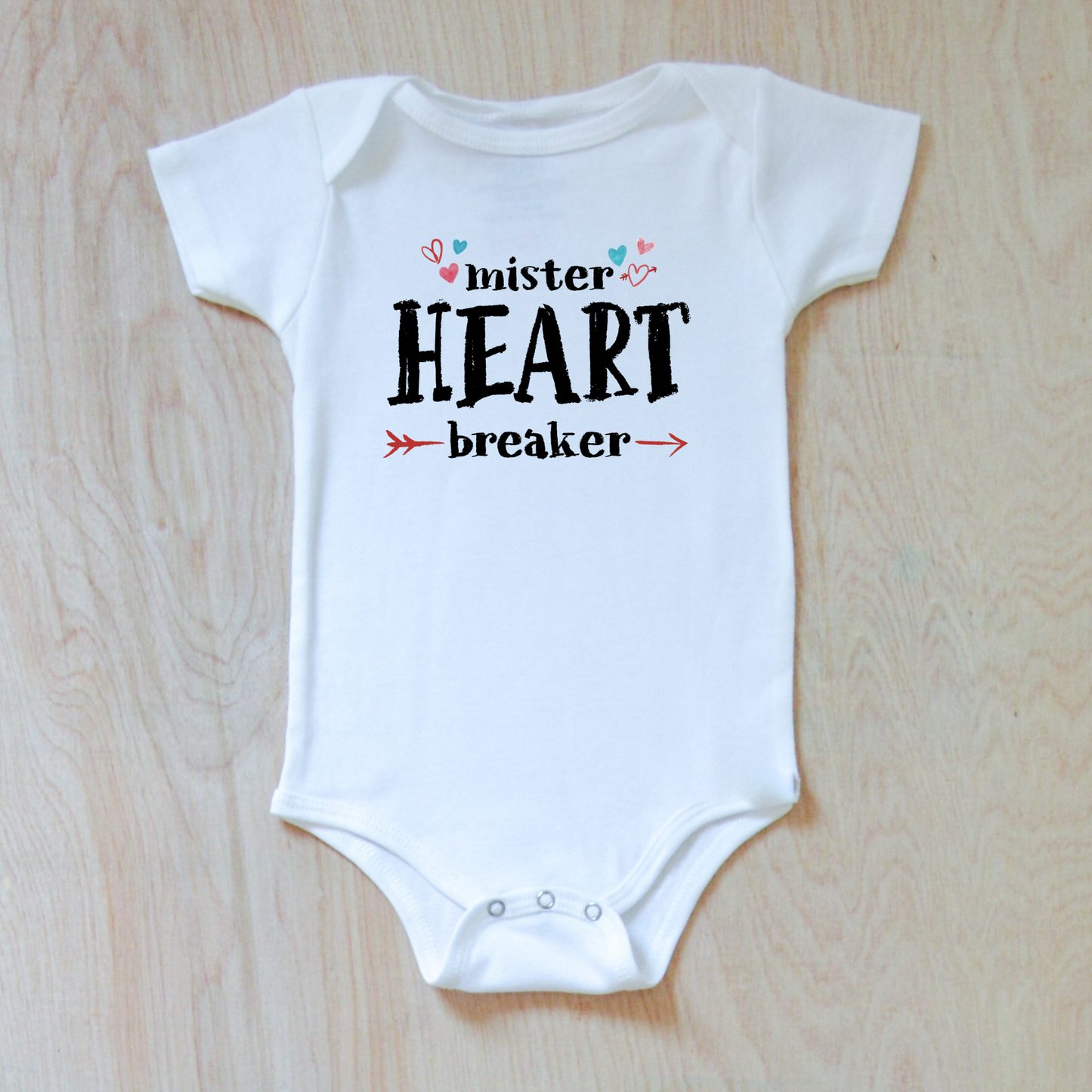 Mister Heart Breaker Valentine's Day Onesie