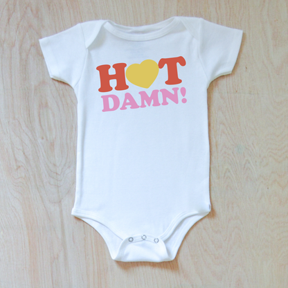 Hot Damn! Valentines Onesie