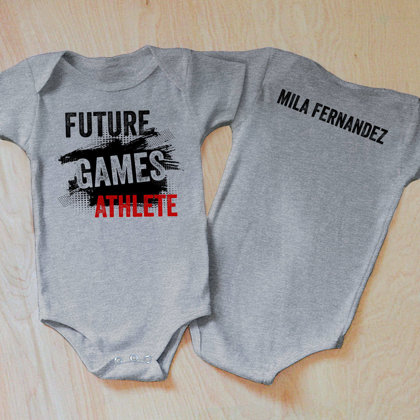 Future Games Athlete Personalized Onesie