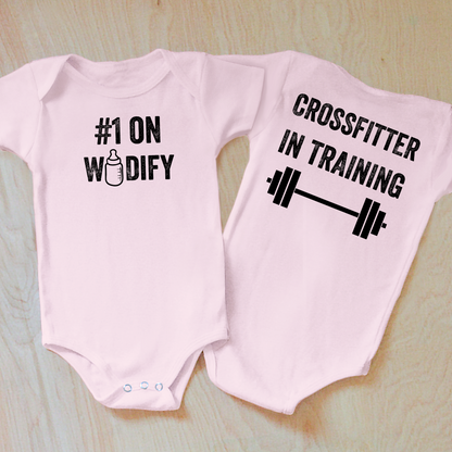 #1 WOD Crossfit Onesie