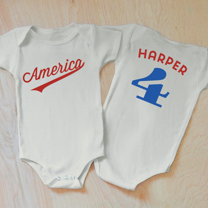 America Baby Onesie