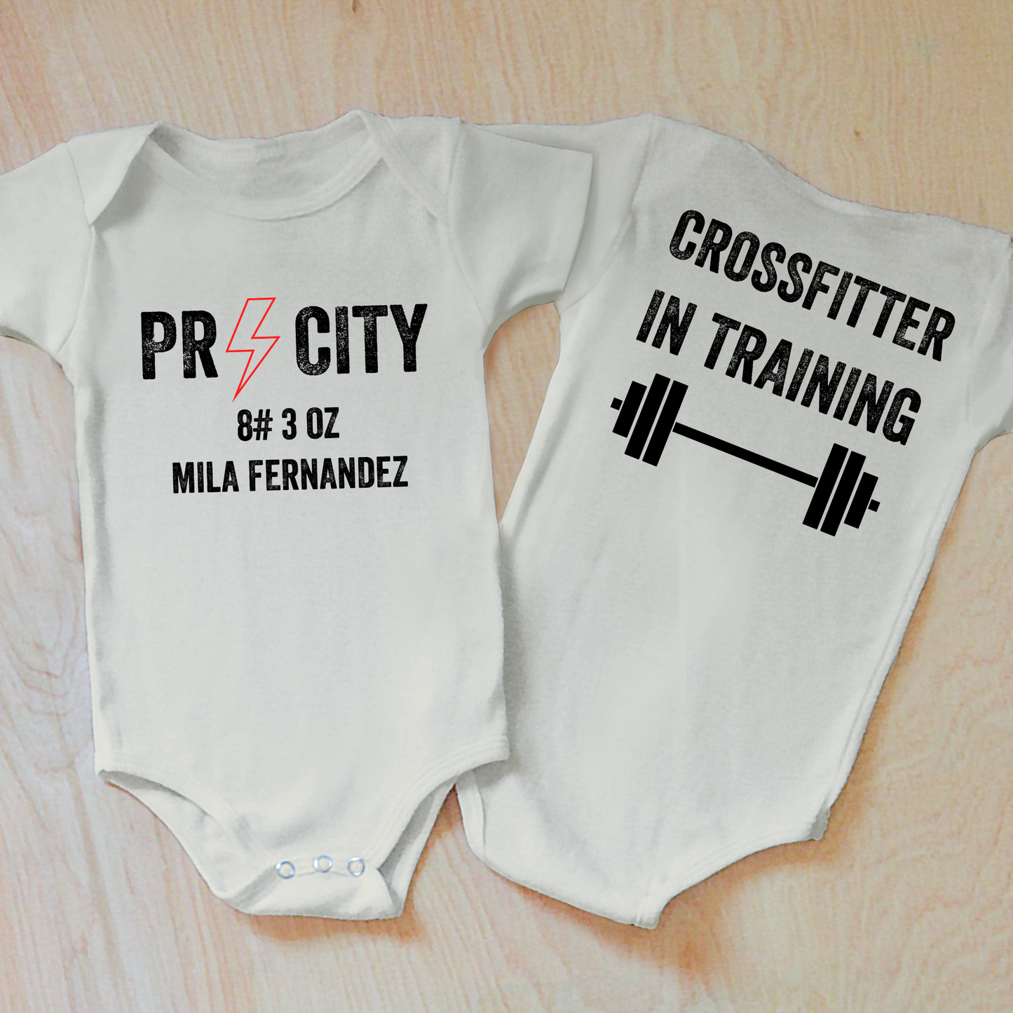 Personalized PR CITY Baby Onesie