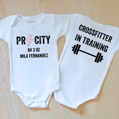 Personalized PR CITY Baby Onesie