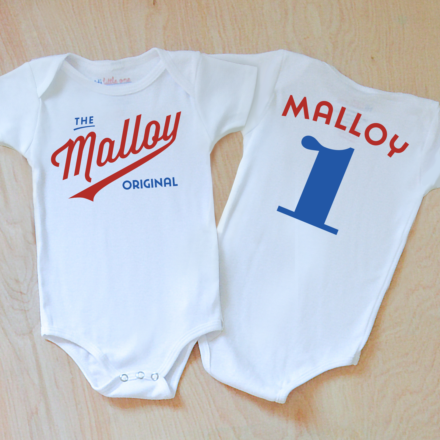 Little League Personalized Onesie