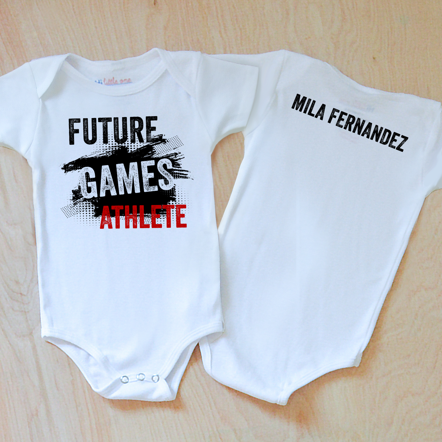 Future Games Athlete Personalized Onesie