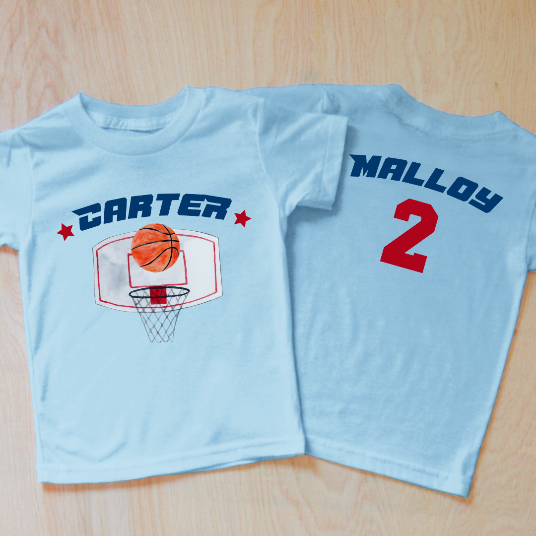 Basketball Personalized T-shirt