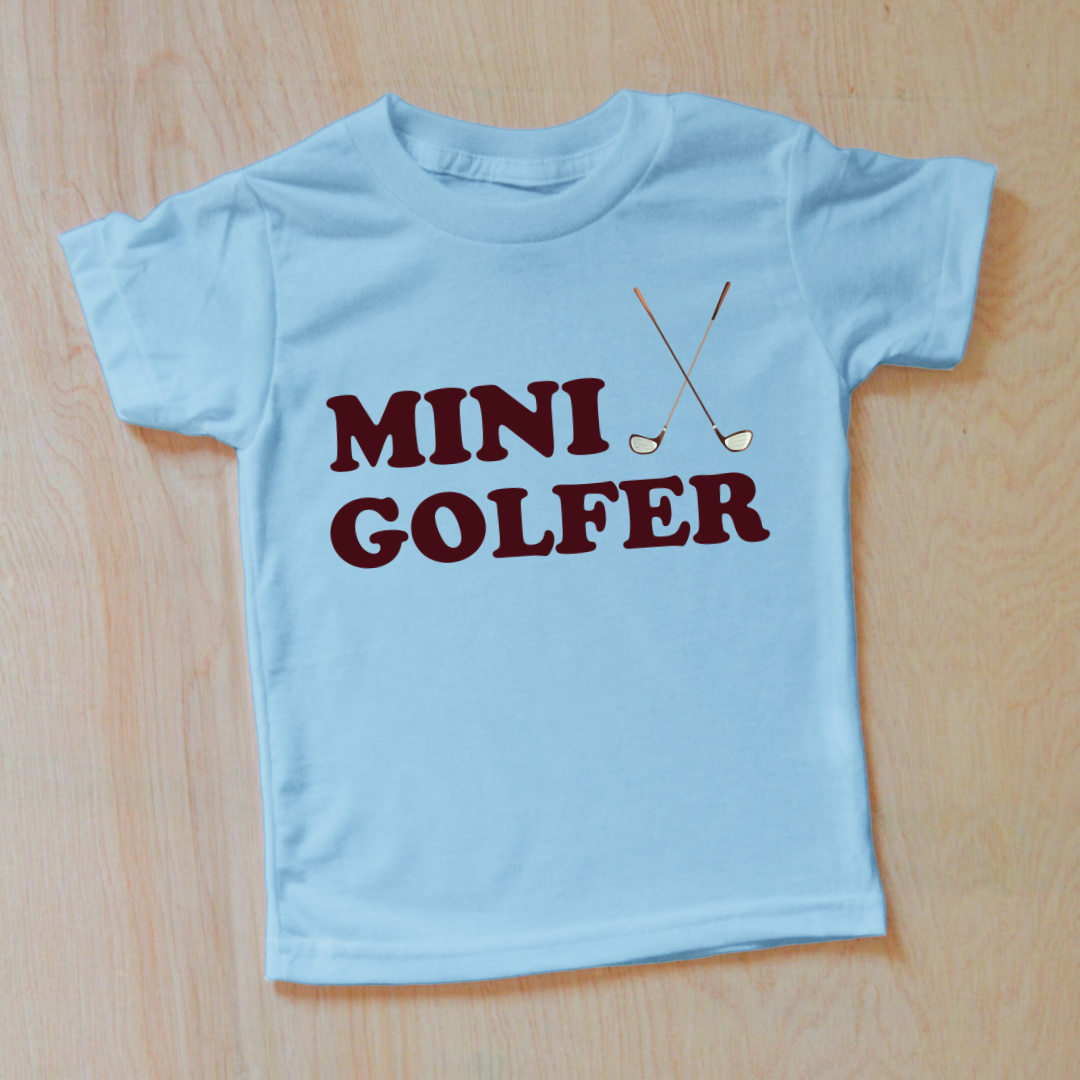 Mini Golfer Kid's T-Shirt