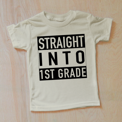 Straight into Personalized Back to School T-shirt