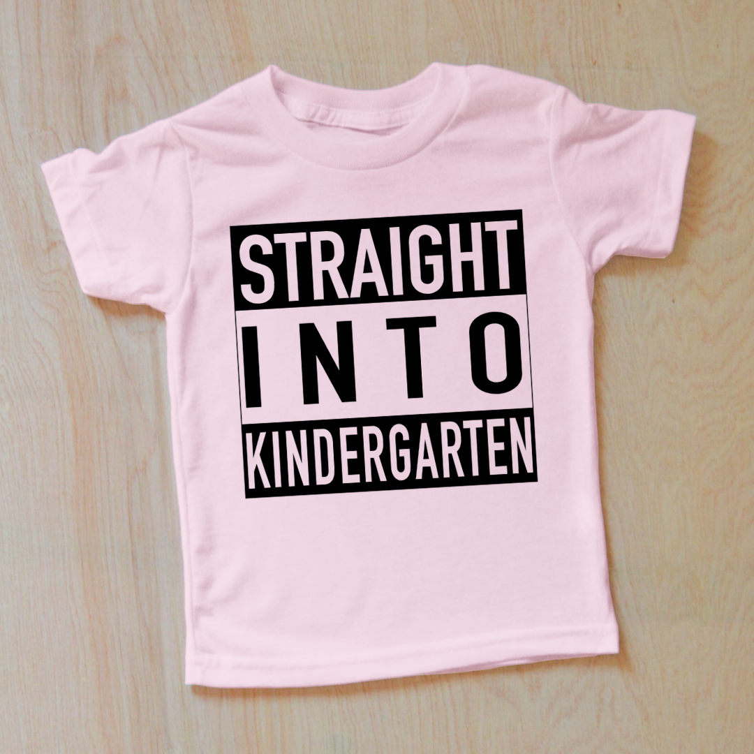 Straight into Personalized Back to School T-shirt