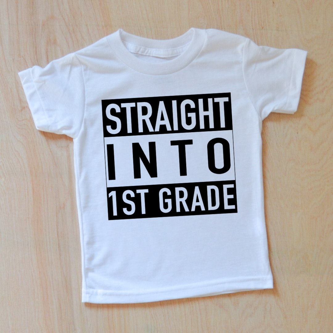 Straight into Personalized Back to School T-shirt