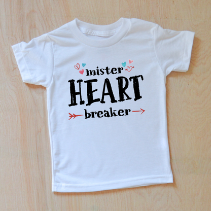 Mister Heart Breaker Kid's Valentine's Day T-Shirt