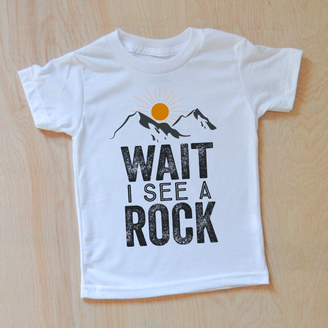 Wait I See A Rock Kids T-Shirt