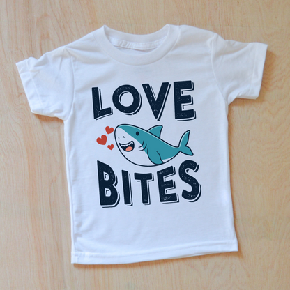 Love Bites Valentine Shark T-Shirt