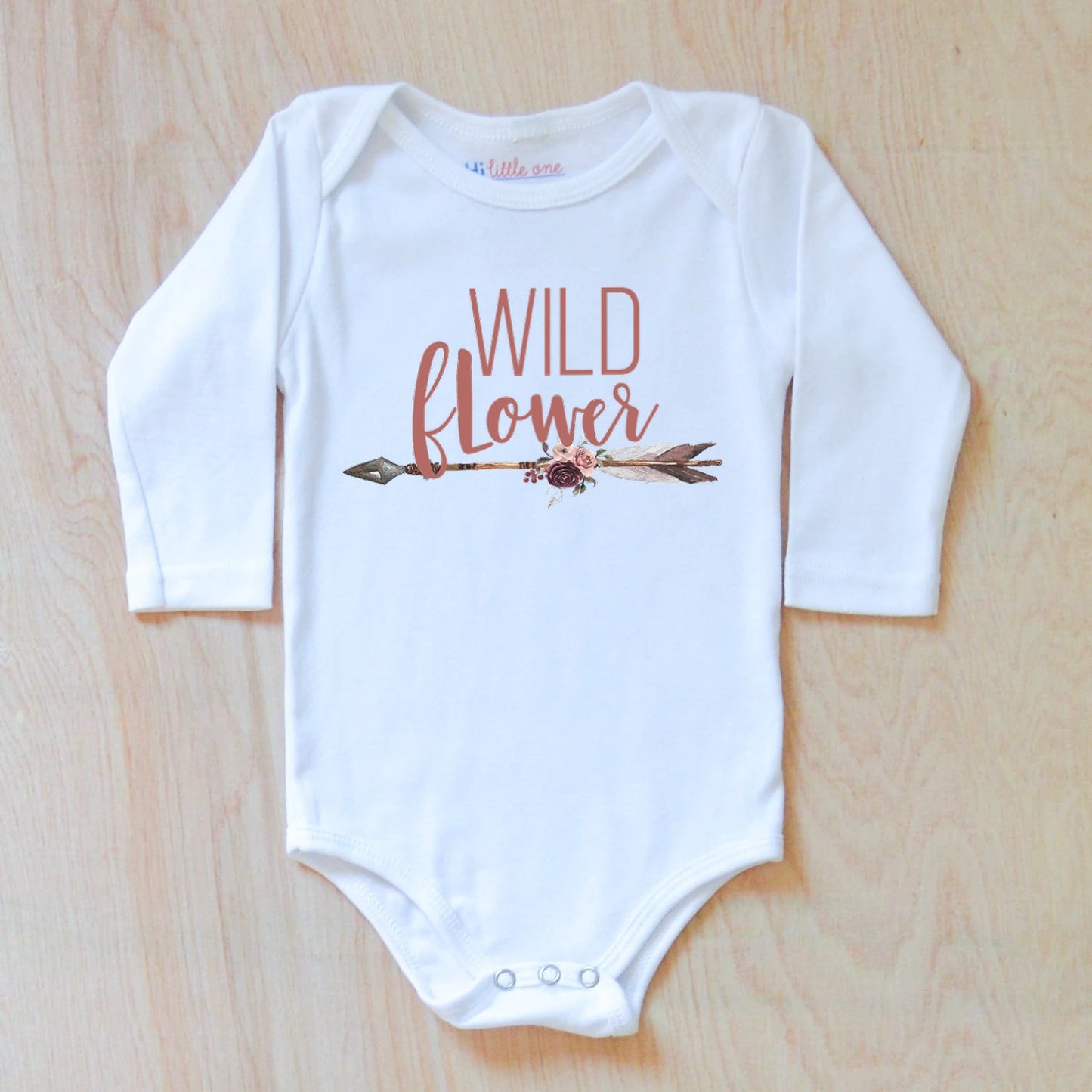 Wild Flower Onesie at Hi Little One