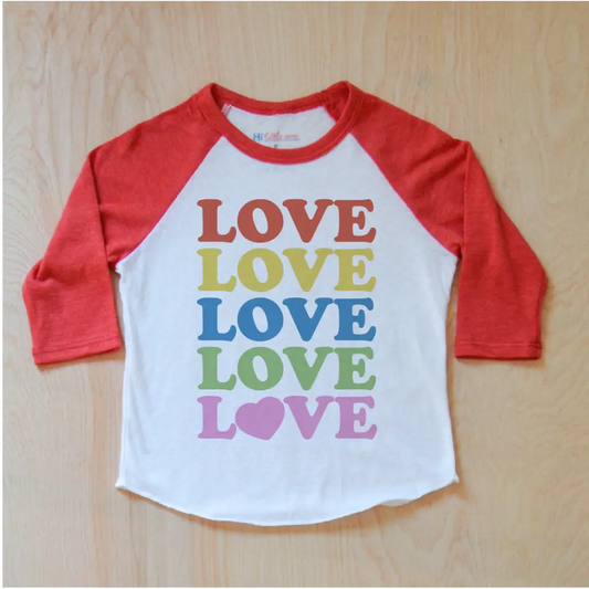 All the Love Raglan at Hi Little One