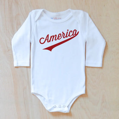 America Baby Onesie at Hi Little One