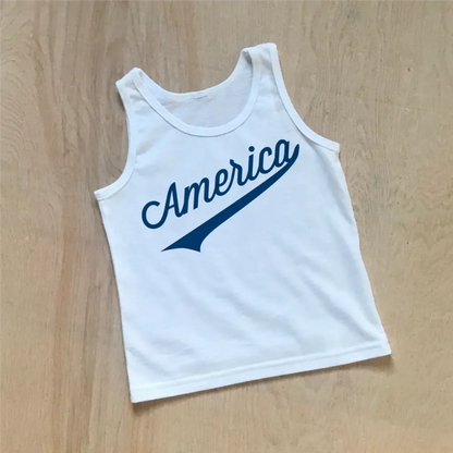 America Kids Tank Top at Hi Little One