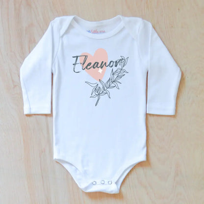 Celestial Love inspired personalized onesie. - 0-3M / Long