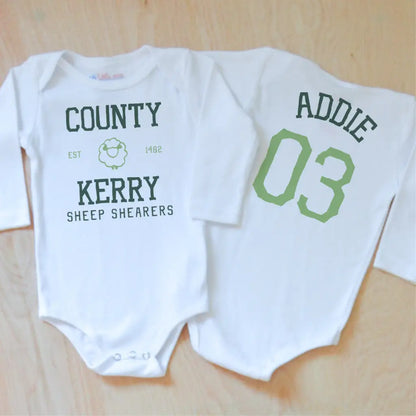 County Kerry Sheep Shearers Onesie at Hi Little One