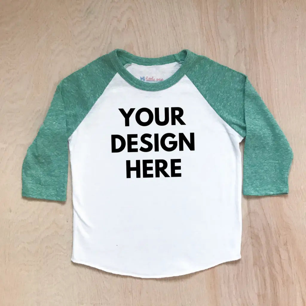 Custom Raglan - 3-6M / Green - Raglan