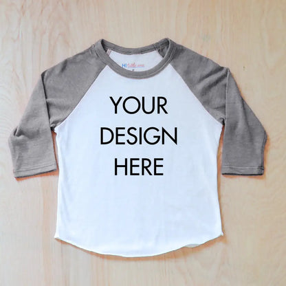 Custom Raglan - 3-6M / Grey - Raglan