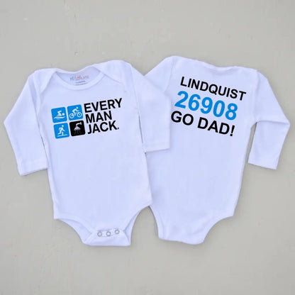 Every Man Jack Tri-Team Onesie at Hi Little One