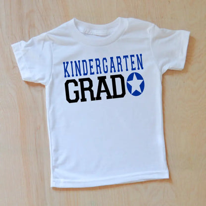 Graduation Star T-shirt - 2T / Blue - White-T-Shirt