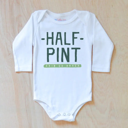 Half Pint St. Patrick's Day Onesie at Hi Little One