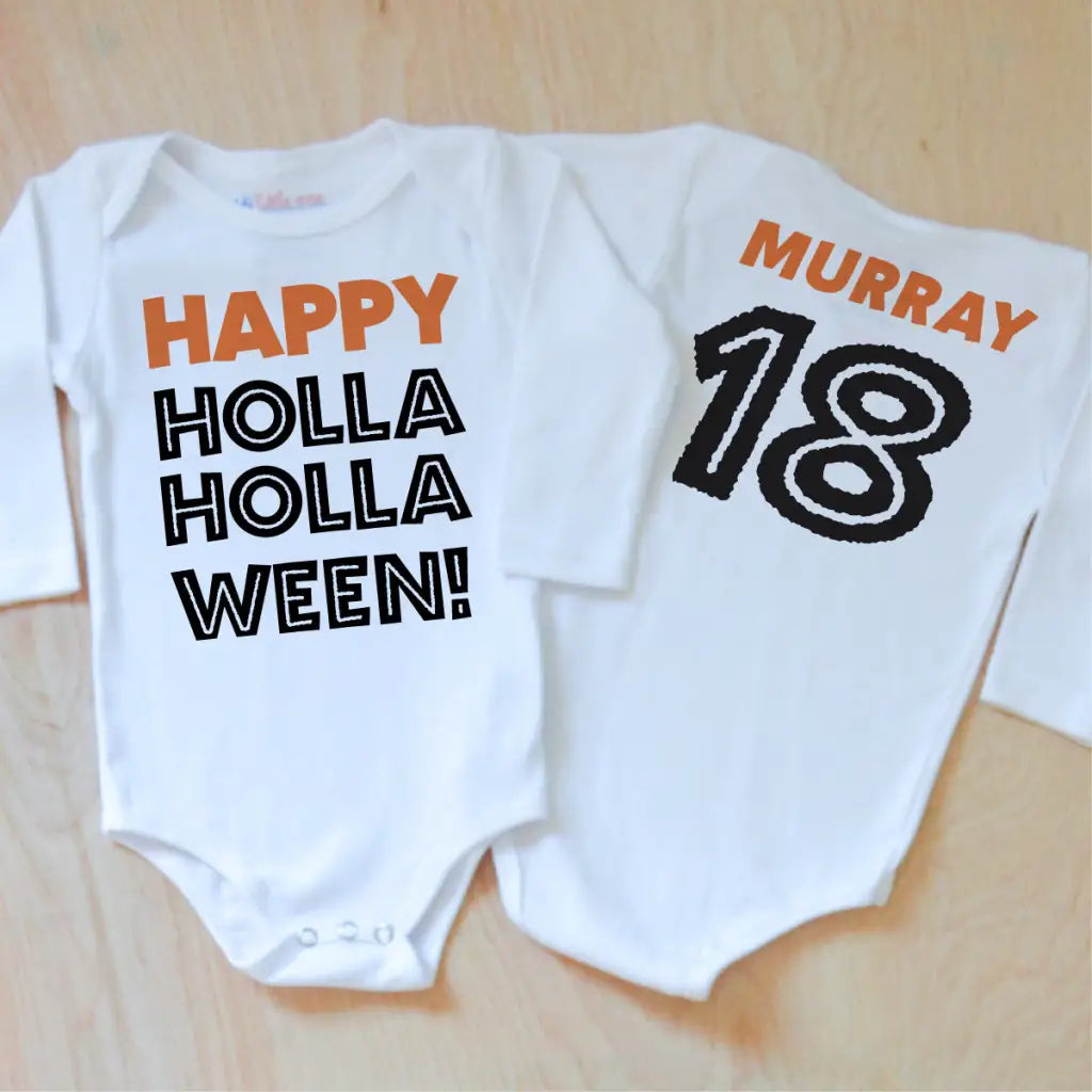 Happy HOLLAween Onesie at Hi Little One