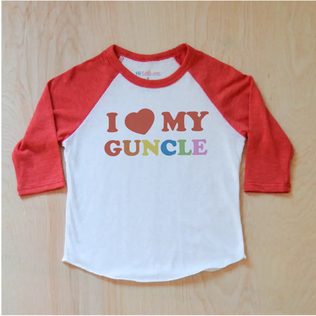 I Love My Guncle Raglan at Hi Little One