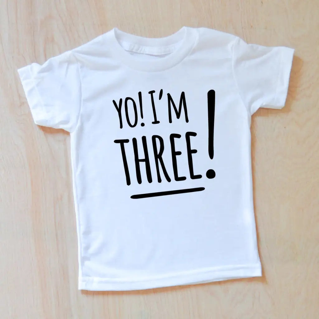 Kids Birthday T-shirt at Hi Little One