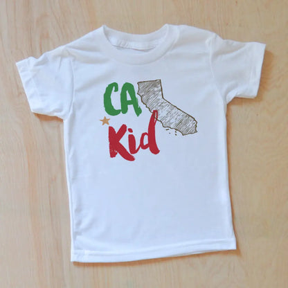 Kids Good Ole State Shirt - White-T-Shirt