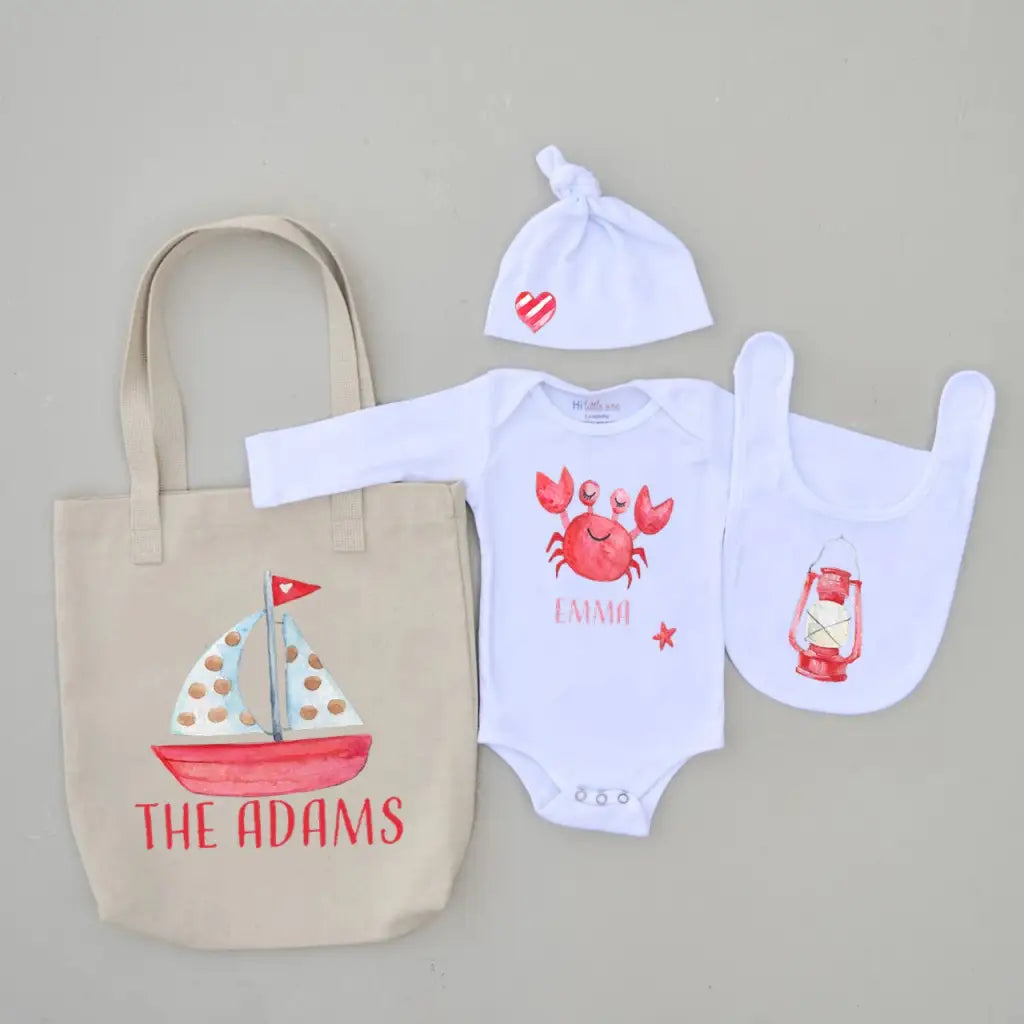 Little Crab 4-Piece Set at Hi Little One