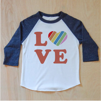 Love Rules Raglan at Hi Little One