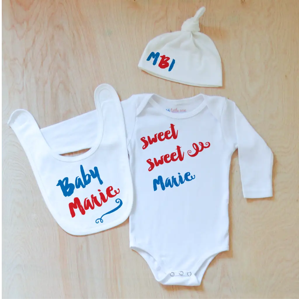 Oui Oui Personalized 3 Piece Set at Hi Little One