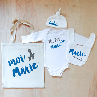 Oui Oui Personalized 4 Piece Set at Hi Little One