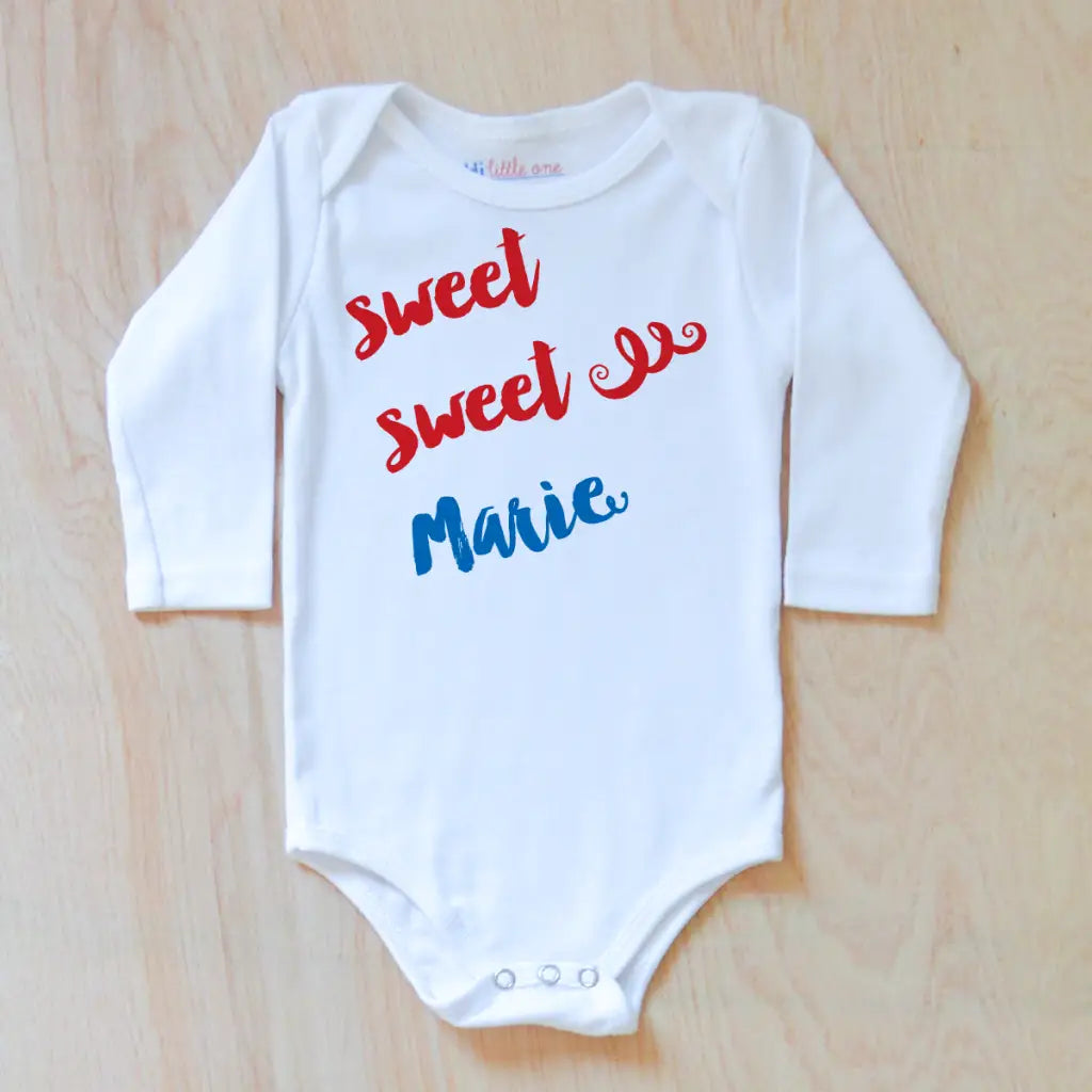 Oui Oui Personalized Onesie at Hi Little One