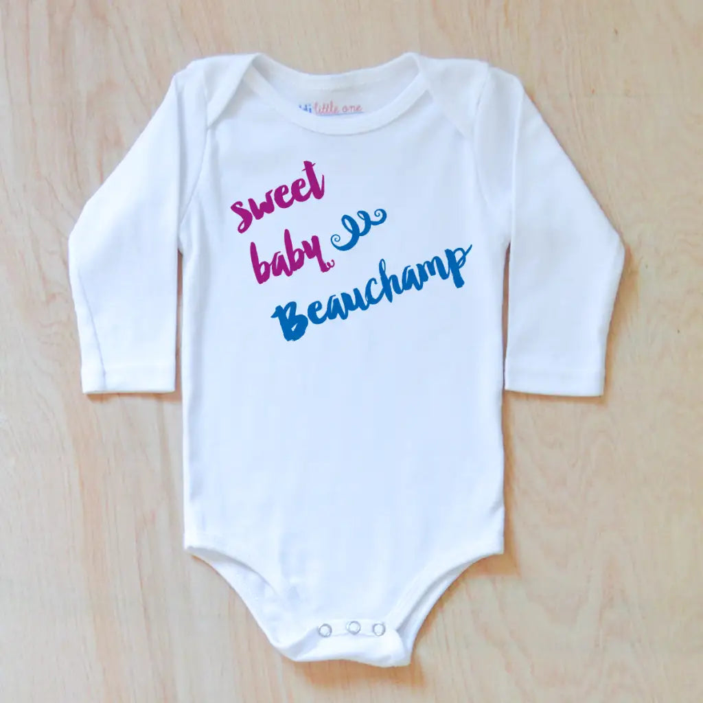 Oui Oui Personalized Onesie at Hi Little One