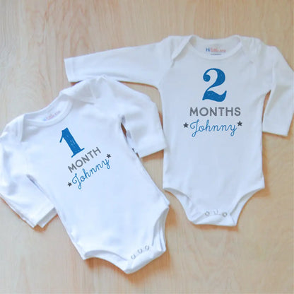 Patriot Personalized Month by Month Set at Hi Little One