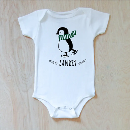 Penguin Personalized Onesie at Hi Little One