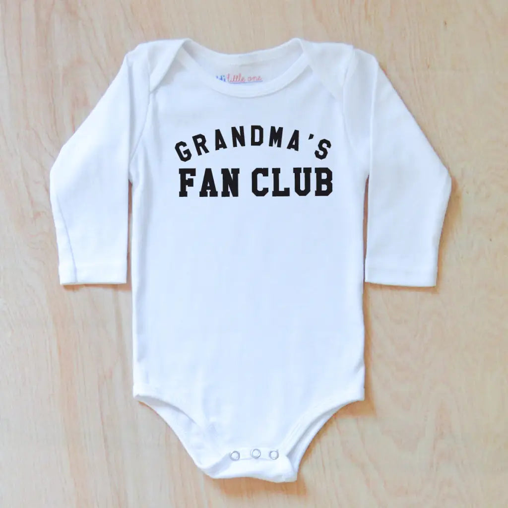 Personalized Fan Club Onesie at Hi Little One