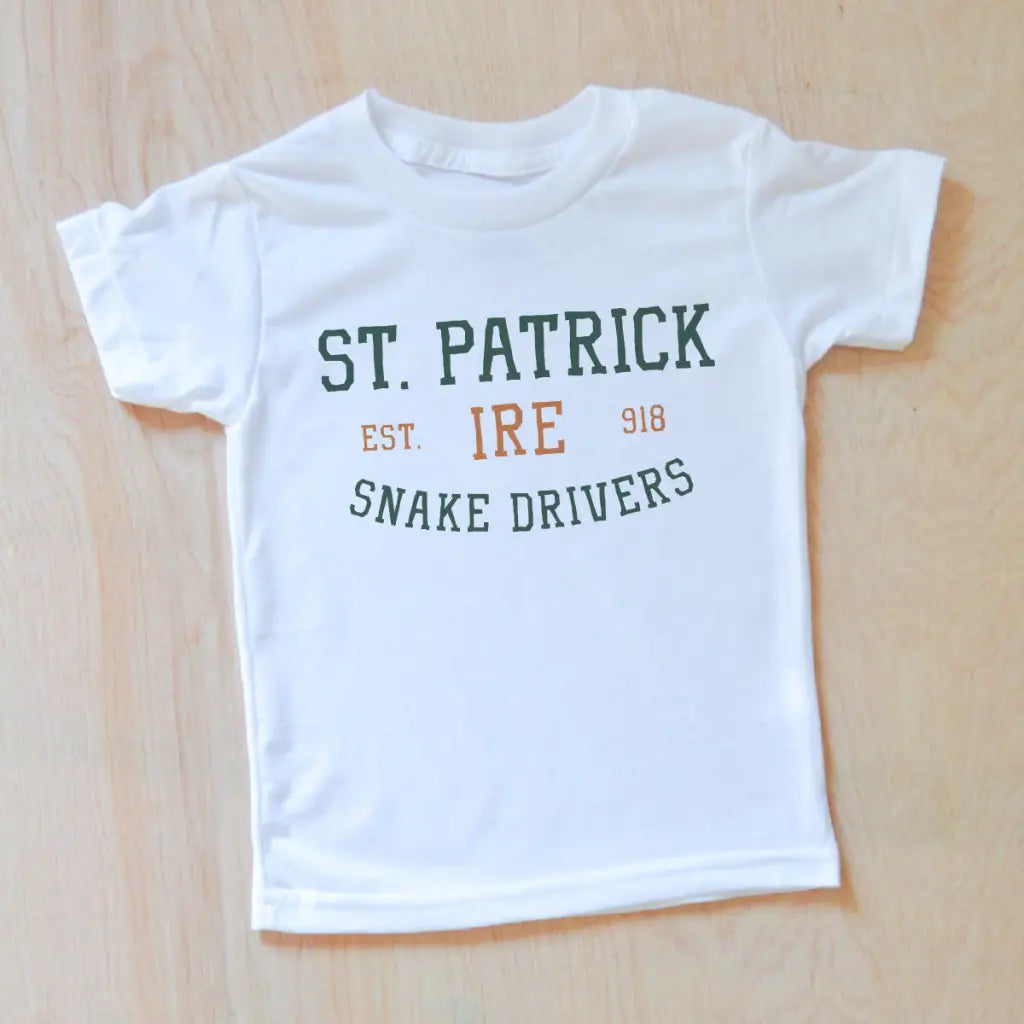 St. Patrick Snake Drivers T-shirt at Hi Little One