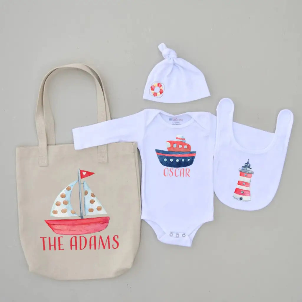 Stylish Sailor 4-Piece Set at Hi Little One