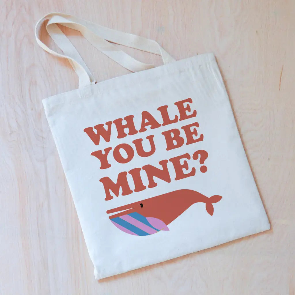 Whale You Be Mine Tote at Hi Little One